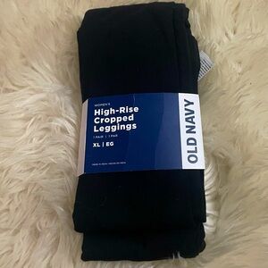 Old Navy High rise cropped leggings | size XL